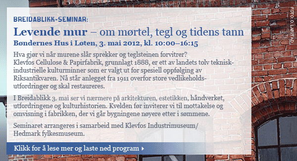 Mer informasjon kommer. Hva gjør vi når murene slår sprekker og teglsteinen