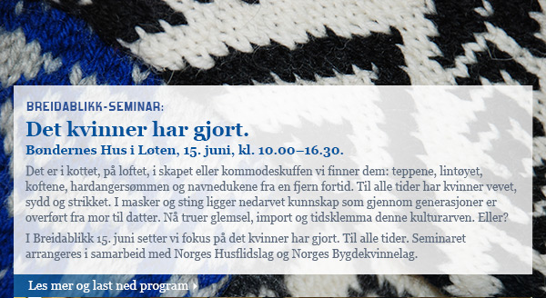 Klikk for å lese invitasjon/program (Teksten i bildeingressen gjentas på siden)